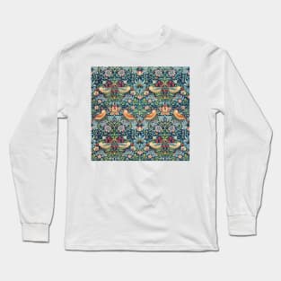 Strawberry Pattern Art Nouveau Long Sleeve T-Shirt